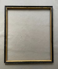 Cadre noir et doré, cadre