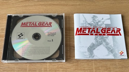 Metal gear livret pc - gear, +