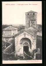 Cpa mèlas vieille - cpa, église