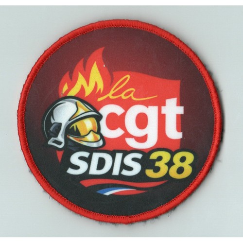 Ecussons pompiers cgt sdis - pompiers,