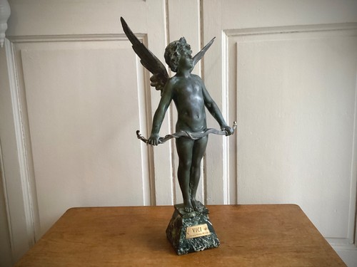Ancienne sculpture bronze - sculpture, en