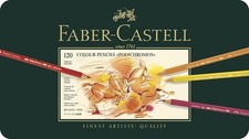 [110011] Faber-Castell Boite Métal de 120 Crayon de couleur POLYCHROMOS Assortis
