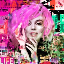 Tableau Pop Art Street Marylin