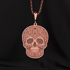 Collier homme or rose 18