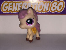 Littlest PetShop CHEVAL PONEY MARRON CLAIR 1512 e007 PONY HORSE Pet Shop