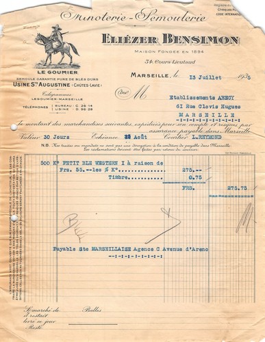 1935 minoterie semoulerie - 1935,
