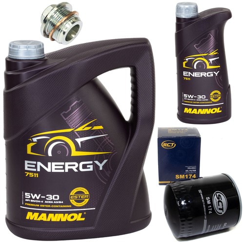 Huile moteur kit 6 litre - 6,