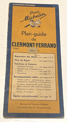 Plan guide clermont ferrand - plan, de
