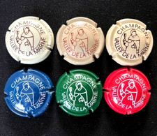 6 capsules de champagne VALLÉE DE LA MARNE . DOM PERIGNON