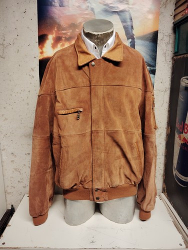 Veste daim redskins marron - veste,