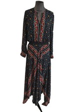 Superbe Robe Fluide Longue Modèle Roeme Maje 38/40 Jamais Porté 