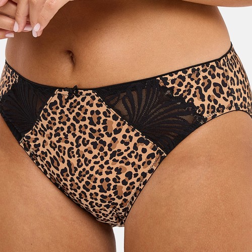 Slip animalier léopard sans - animalier,