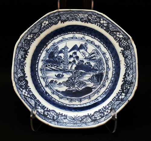 Antique chinese blue - blue, and