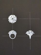 GOUACHÉ - IMPRESSION ORIGINALE - BIJOUX - BAGUE -HAUTE JOAILLERIE- CHANEL