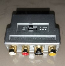 ADAPTATEUR PERITEL / 3 RCA + S VIDÉO - AUDIO VIDÉO STEREO