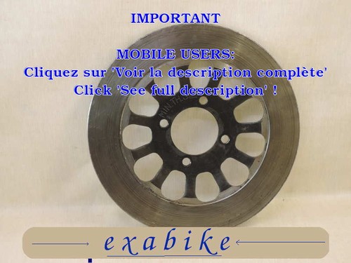 Disque frein avant - disque, pour
