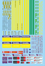 1/87 travaux public colas razel screg Décalcomanie décalque pose facile