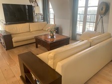  Paire de canapé Hugues Chevalier, modèle culte  Dominique 