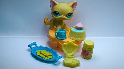 Lps authentic shorthair cat - lps,