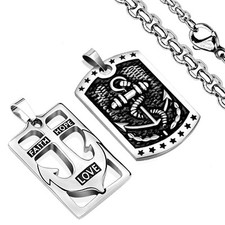 Pendentif en Acier Inox