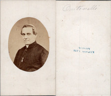 Giroux, Le cardinal Antonelli, secrétaire du Pape Pie IX, circa 1870 CDV vintage