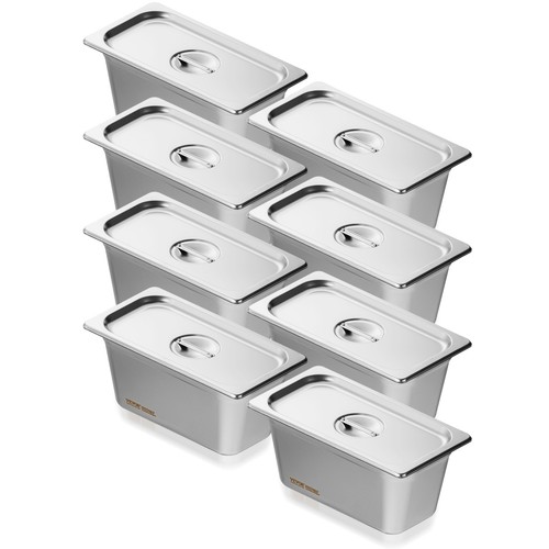 Vevor 8pcs bac gastronorme - 8pcs,