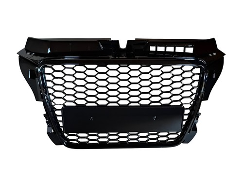Calandre noir brillant rayon - noir,