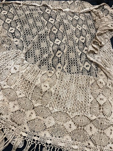 Rideau ancien crochet - rideau, au