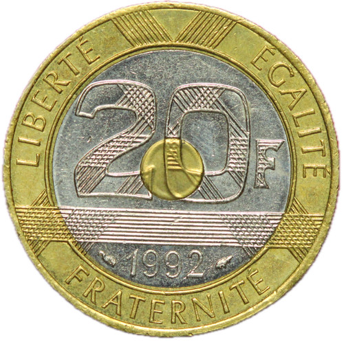 17758 francs 1992 - #17758,