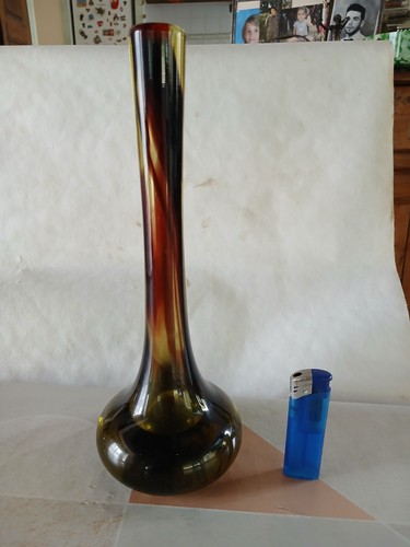 Rare vase verre soufflé - rare,