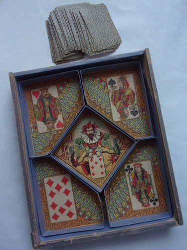 Jeu société ancien bois - jeu,