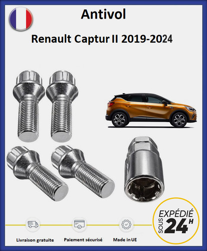 Ecrous antivol roues - antivol,