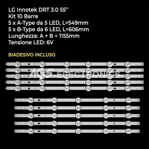 Kit barres bande led - kit,