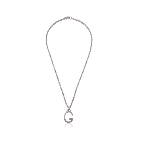 Collier pendentif lettre - , g