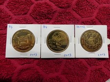 3 jetons touristiques monnaie de paris dept 84 et 75002