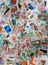 ( Lot-Vrac) 400 TIMBRES  du MONDE OBLITERE