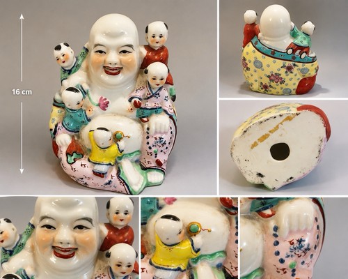 Bouddha rieur porcelaine - bouddha,
