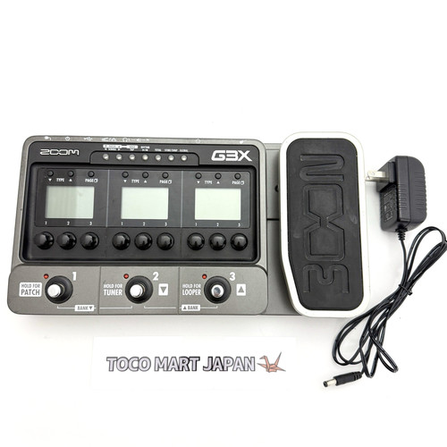 Pédale multi effets zoom g3x - multi-effets,