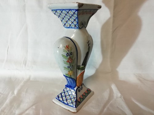 Ancien vase faïence hb - ancien,
