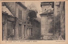 cpa GUERRE 14-18 WW1 ARRAS 46 éclat d'obus