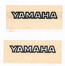 4 anciens   stickers   moto - YAMAHA  - vintage -  11 cm -1980
