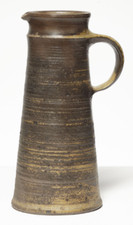 Deblander Robert, pichet tronconique en grès, signé, 31,7 cm, parfait état