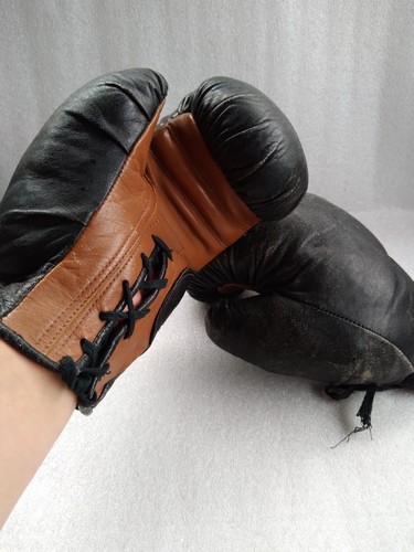Gants boxe vintage - de,