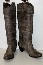 SPIRAL Bottes à Talons Cuir
