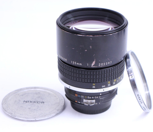 Objectif nikon nikkor 135 - objectif, mm