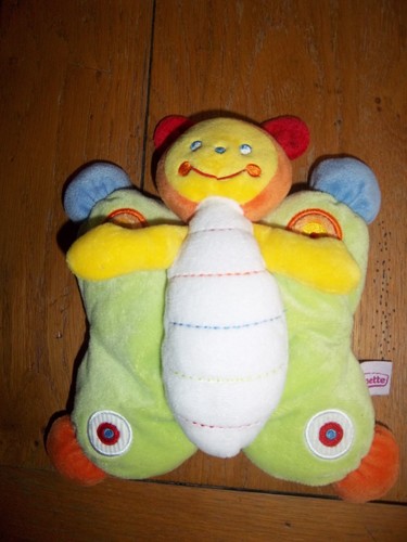 Pommette doudou papillon semi - doudou,