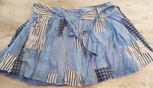 Mini jupe patchwork jupon - patchwork, –