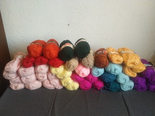 Gros lot pelotes laine - lot, de