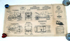 Grand Dessin ORIGINAL Encre 1/10° Le Zebre 1911 Signé Tavard 107x56Cm Auto 1959