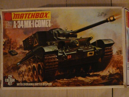 Maquette char matchbox - maquette,
